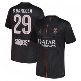 Jalkapallo Pelipaidat/Peliasut Paris Saint-Germain B. Barcola 29 Jordan Neljäspelipaita 2025-26